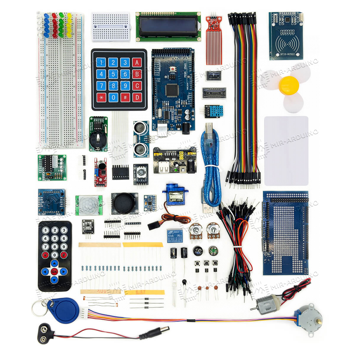 Купить набор для моделирования Ардуино (Arduino MEGA 2560) Mega Kit в  Березниках, цена 4990 рублей в Mir-arduino.ru